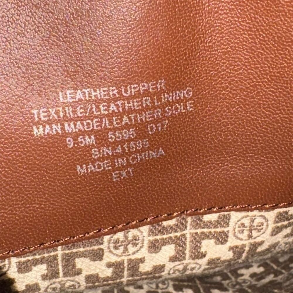Tory Burch Women's Adeline Brown Leather Knee High Riding Boots Back Zip Closure - Picture 9 of 9